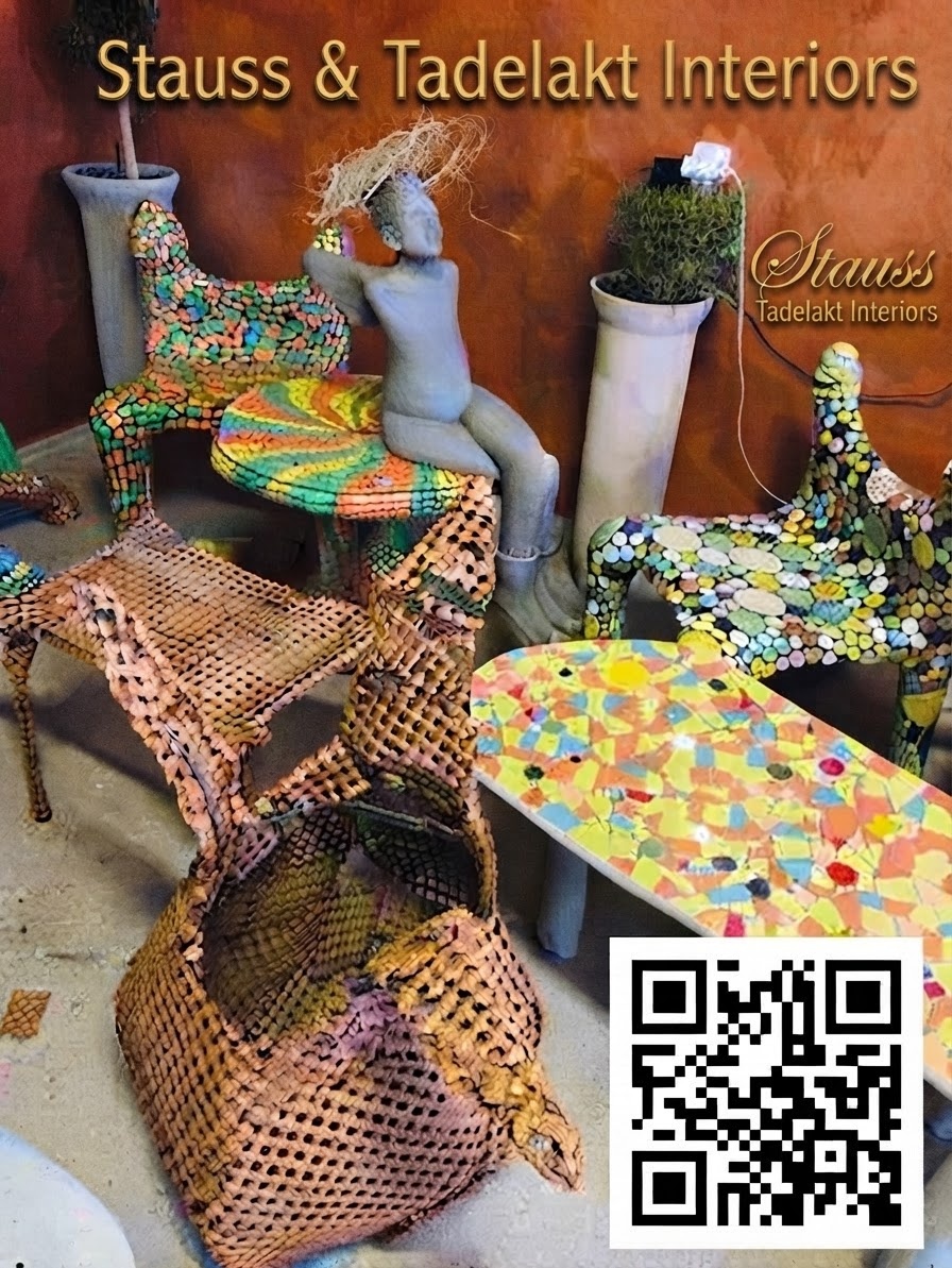 3D objekty. Pletivo Stauss má vysokou přidanou hodnotu / Artwork by Tadelakt-Interiors.com